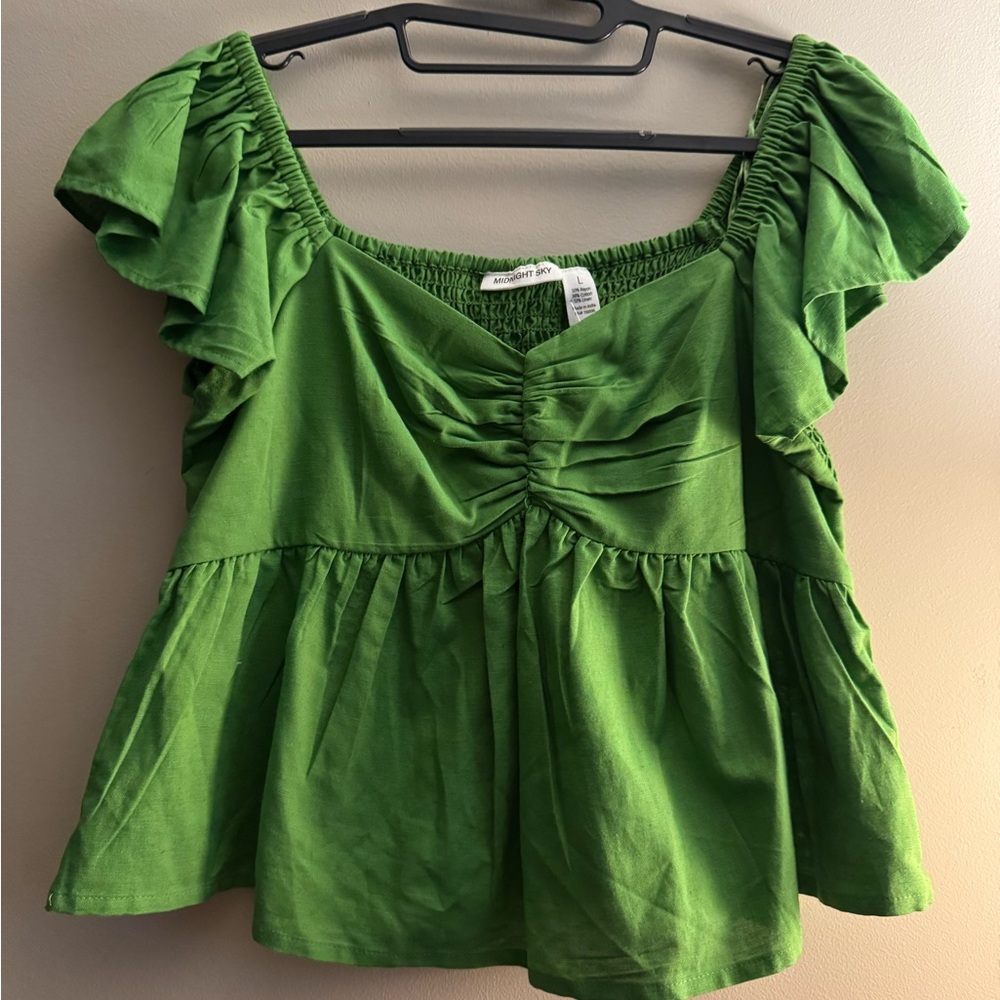 Green Women's Top